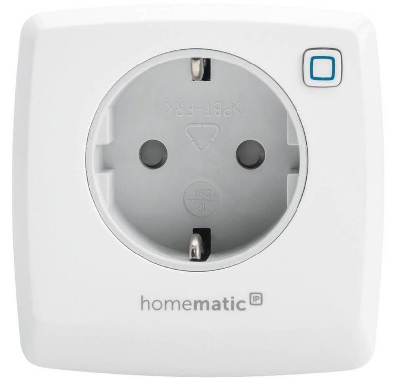 Homematic IP Smart Home Funk Steckdose mit Messfunktion Smart-Home-Steuerelement, mit Messfunktion von Homematic Ip