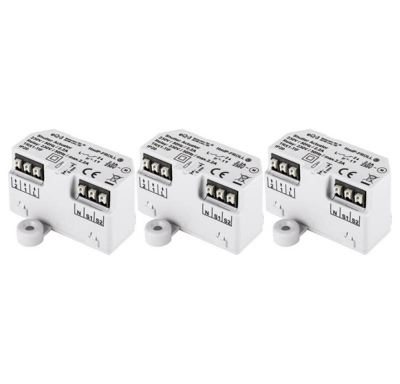 Homematic IP Smart-Home-Gurtwickler Funk Rollladenaktor Unterputz – 3er Set von Homematic Ip