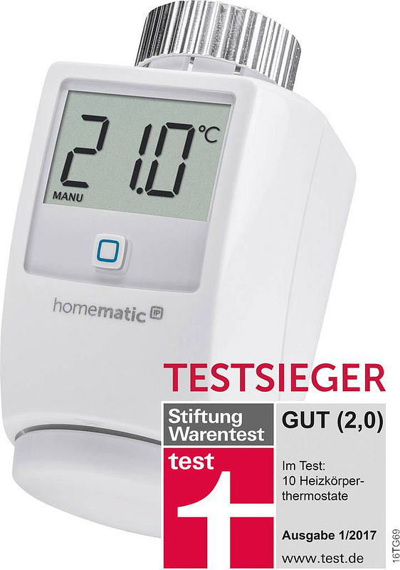 Homematic Ip Funk Heizkörperthermostat Hmip E Trv 2 Thermostat Heizung Klima 3 V B-Ware von Homematic