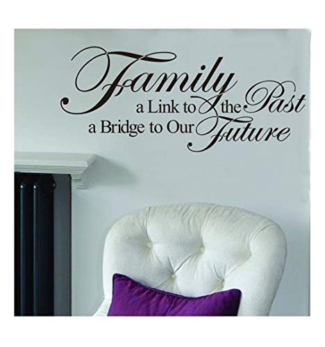 homemay PVC Wandtattoo Aufkleber Englisch Familie Zukunft Home Wohnzimmer Sofa Hintergrund VC kann movedwallpaper58.4 cm x29.2 cm, schwarz, 58.4cm x29.2cm homemay PVC Wandtattoo Aufkleber Englisch Familie Zukunft Home Wohnzimmer Sofa Hintergrund VC kann movedwallpaper58.4 cm x29.2 cm, schwarz, 58.4cm x29.2cm von Homemay