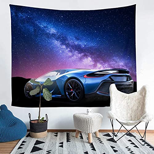 Homemissing Galaxis Wagen Wandteppich 148x200cm Blau Wettrennen Wagen Tapisserie Jungen Universum Sternenhimmel Sportwagen Tapestry Extremsportarten Thema Wandbehang Dekor für Schlafzimmer Wohnzimmer Homemissing Galaxis Wagen Wandteppich 148x200cm Blau Wettrennen Wagen Tapisserie Jungen Universum Sternenhimmel Sportwagen Tapestry Extremsportarten Thema Wandbehang Dekor für Schlafzimmer Wohnzimmer von Homemissing