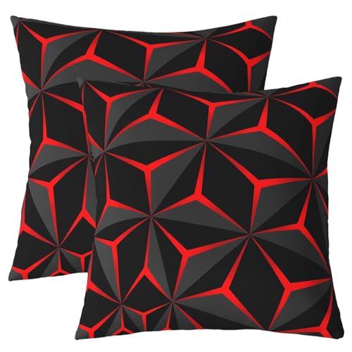 Homemissing Neon Waben Kissenhülle Geometrisch Stereoscopic Thema Jungs Kissenbezüge 50x50cm Geometrie Erwachsene Dekoration 3D Rot Drucken 2er Set Kissenbezüge Kissenbezug Die ganze Saison Homemissing Neon Waben Kissenhülle Geometrisch Stereoscopic Thema Jungs Kissenbezüge 50x50cm Geometrie Erwachsene Dekoration 3D Rot Drucken 2er Set Kissenbezüge Kissenbezug Die ganze Saison von Homemissing