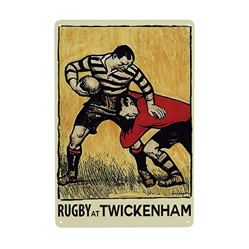 Vintage Rugby Blechschild Vintage Plakette Metall Poster Wanddekoration für Zuhause Küche Garage Bar Pub Kunst Dekor Wandposter Geschenk 20,3 x 30,5 cm Vintage Rugby Blechschild Vintage Plakette Metall Poster Wanddekoration für Zuhause Küche Garage Bar Pub Kunst Dekor Wandposter Geschenk 20,3 x 30,5 cm von Homeoanimal