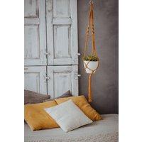 Makramee-Pflanzenaufhänger Blumentopfhalter Makramee-Aufhänger Wohndekoration Hygge Home Hygge-Dekor Boho-Dekor Geschenkideen von HomeofDunes