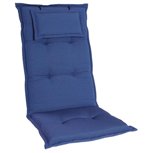 Homeoutfit24 Gartenstuhlauflagen Hochlehner - 2er Set– Extra Dick 6,5 cm – Kopfpolster – Oeko-TEX – Outdoor geeignet – Blau – Made in EU Homeoutfit24 Gartenstuhlauflagen Hochlehner - 2er Set– Extra Dick 6,5 cm – Kopfpolster – Oeko-TEX – Outdoor geeignet – Blau – Made in EU von Homeoutfit24
