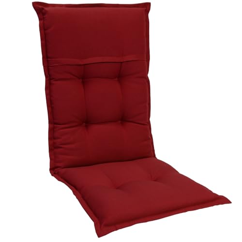 Homeoutfit24 Gartenstuhlauflagen Hochlehner – 7er Set – Extra Dick 8 cm – Mit Kopfpolster – Oeko-TEX – UV-beständig – Rot – Made in EU – Outdoor Auflagen für Gartenstühle Homeoutfit24 Gartenstuhlauflagen Hochlehner – 7er Set – Extra Dick 8 cm – Mit Kopfpolster – Oeko-TEX – UV-beständig – Rot – Made in EU – Outdoor Auflagen für Gartenstühle von Homeoutfit24