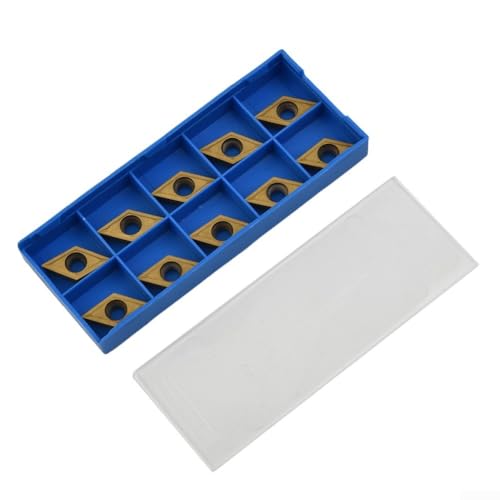 10 Stück Hartmetall-Klingen DCMT11T304HM YBC251 für Drehmaschine Werkzeug verbesserte Schneidlösungen 10 Stück Hartmetall-Klingen DCMT11T304HM YBC251 für Drehmaschine Werkzeug verbesserte Schneidlösungen von Homeponnew