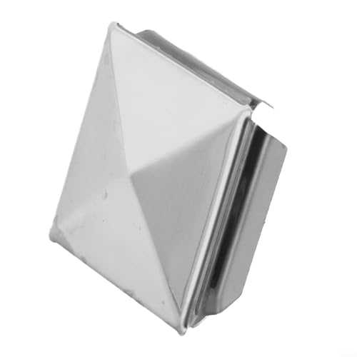 10 x Edelstahlpfosten mit Pyramidenform für Feuchtigkeitsschutz und Stil (1 Stück 40 mm) von Homeponnew