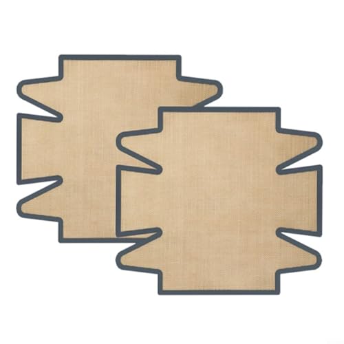 2 Stück Silikon-Brot-Kastenform Liner Matte Nicht Backblech mit Griffen Hitzebeständiges Transferwerkzeug für Küche Backen Teig Herstellung von Homeponnew