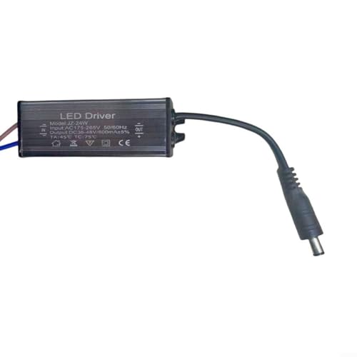 24 W wasserdichter LED-Treiberadapter mit Konstantstrom 600 mA Ausgang DC 36 48 V für Netzschalter LED-Beleuchtung 24 W wasserdichter LED-Treiberadapter mit Konstantstrom 600 mA Ausgang DC 36 48 V für Netzschalter LED-Beleuchtung von Homeponnew