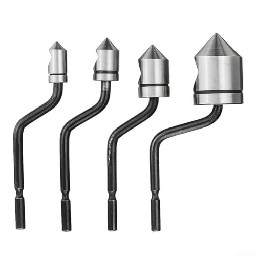5-teiliges Set drehbarer Entgratungsschaberkopf Anfasen NB1000 ohne Klinge, Handentgraten und Trimmschaber, NB1100 Kantenschneider Anfas- und Trimmwerkzeug (4 Stück) von Homeponnew