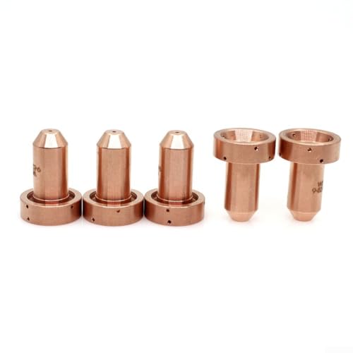 5er Pack 9-8206 Plasmabrenner Düsen Kompatibel mit SL60~100 Taschenlampen Robuste Konstruktion für Metallarbeiter von Homeponnew