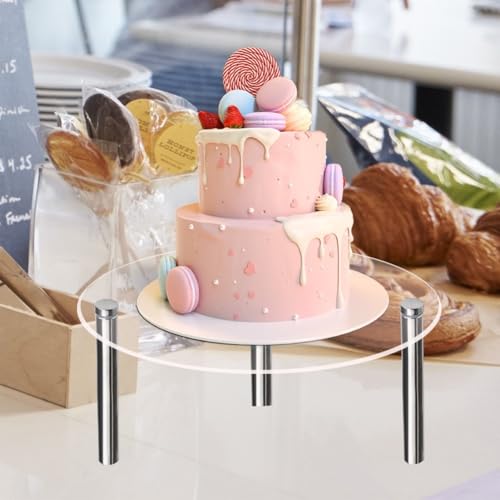 Acryl-Kuchenständer für alle Ihre Veranstaltungsbedürfnisse, perfekt zum Präsentieren von Desserts mit Stil und Anmut (M) von Homeponnew