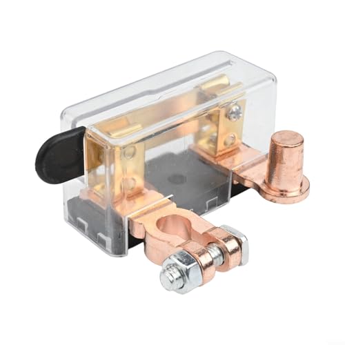Autobatterieklemmentrennschalter für den sicheren Einsatz in Autos, LKWs und Wohnmobilen mit 12 V/24 V Unterstützung (vertikal, schwarz) von Homeponnew