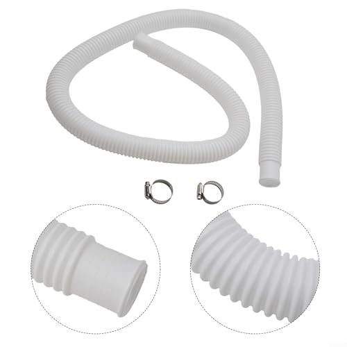 Effizienter 150 cm Schlauch für Intex Poolpumpe, 32 mm Durchmesser für verbesserte Wasserzirkulation Effizienter 150 cm Schlauch für Intex Poolpumpe, 32 mm Durchmesser für verbesserte Wasserzirkulation von Homeponnew