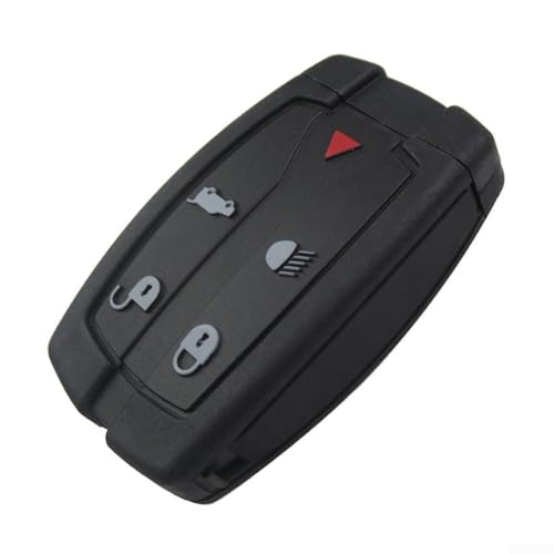 Ersatz-Autoschlüsselgehäuse für 2 Funkschlüssel, ungeschliffen, kompatibel mit 5 Tasten, aus ABS-Material von Homeponnew