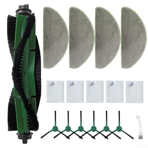 Ersatzteil-Set für Roomba 104 für Vac 105 für Combo 105 für Combo Plus Q052 Staubsauger inkl. Hauptbürste Filter Seitenbürste Wischmopp Reinigungswerkzeug von Homeponnew