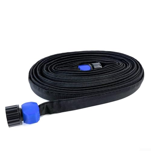 Flacher PVC-Schlauch für effiziente Gartenbewässerung, weiches und flexibles Design für einfache Nutzung (7,6 m) von Homeponnew