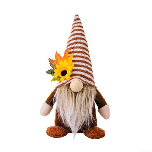 Handgefertigte Plüsch-Zwerg-Dekorationen für Mr. und Mrs, Thanksgiving Day skandinavische Puppen zur Verbesserung der warmen und einladenden saisonalen Atmosphäre (Herrenkleidung) von Homeponnew