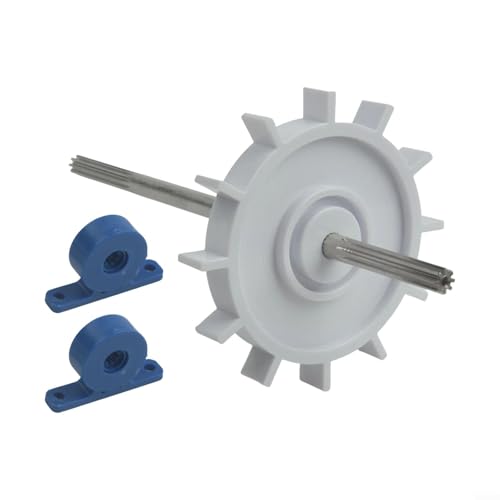 Homeponnew 280 Series Pool Vacuum Drive Shaft Replacement - C86 Turbine Assembly with 2 Bearings, Blue/White Compatible Parts for Automatic Pool Cleaners Homeponnew 280 Series Pool Vacuum Drive Shaft Replacement - C86 Turbine Assembly with 2 Bearings, Blue/White Compatible Parts for Automatic Pool Cleaners von Homeponnew