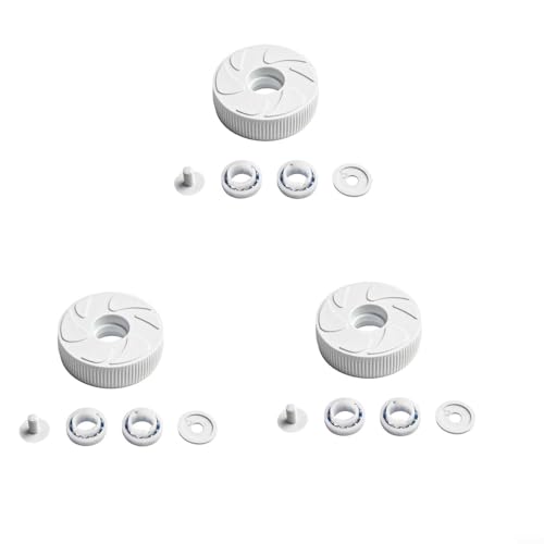 Homeponnew Poolreiniger Umlenkrad Set kompatibel mit Polaris 280 180 Poolsauger Ersatzteile Kit inkl. Kugellager Dichtungsschraube für automatische Poolreinigungsgeräte (15) von Homeponnew