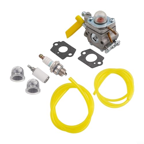 Homeponnew Vergaser-Kit für Homelite C1U-H60 Trimmer Motorsense 26cc 30cc, passend für RBC30SET RLT30CET RLT26CDS RBC26SES RLT30CESA RBC30SESA RHT2660DA, mit Dichtungen Glühbirnen Linien Homeponnew Vergaser-Kit für Homelite C1U-H60 Trimmer Motorsense 26cc 30cc, passend für RBC30SET RLT30CET RLT26CDS RBC26SES RLT30CESA RBC30SESA RHT2660DA, mit Dichtungen Glühbirnen Linien von Homeponnew