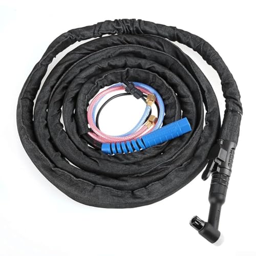 Homeponnew WP18 WIG-Schweißbrenner-Set mit 4 m Kabel, wassergekühlt, 350 A, 16 mm Anschluss für professionelle Schweißer von Homeponnew