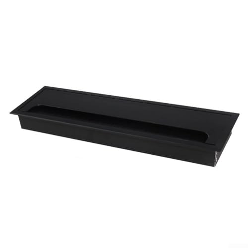 Kabeldurchführungsabdeckung für effektive Drahtorganisation und -verwaltung (schwarz, 80 mm x 280 mm) von Homeponnew