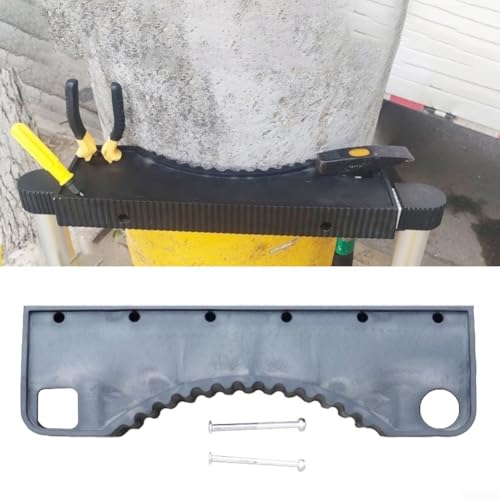 Leiterstabilisator mit rutschfester Matte, Leiterzubehör, für Baum- und Stangenstütze, für Teleskop-/Einzel-/Ingenieur-Leiter für 4 cm Nut von Homeponnew