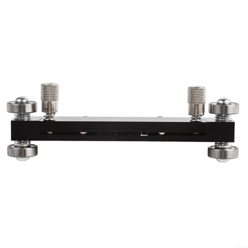 Präzisions-Mutter- und Sattelschleifer für Gitarren, Gitarrenbauer-Werkzeug mit Stahlrollen (schwarz) von Homeponnew