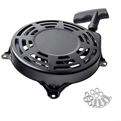 Rasenmäher Motor Starter Kit Zugscheibe Montage für 497680 498144 12368 Ersatzteile Schwarz Kunststoff Outdoor Power Equipment von Homeponnew