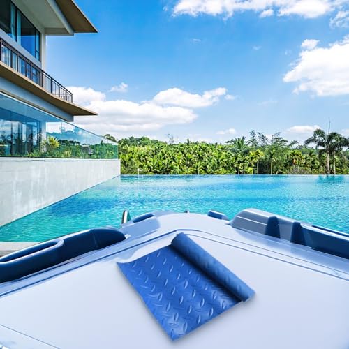 Schwimmbad-Leitermatte, rutschfest, wasserabweisend, blau, mehrere Größen, 60 x 23 cm, 90 x 23 cm, 90 x 40 cm, 90 x 60 cm, einfach zu schneiden, vielseitig einsetzbar für große Pools, Badezimmer von Homeponnew