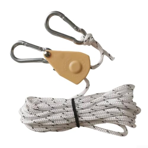 Seilzug, winddicht, für Zelte, 2 m Länge, ideal für Camping und Outdoor-Aktivitäten mit verbesserter Stabilität (B) von Homeponnew