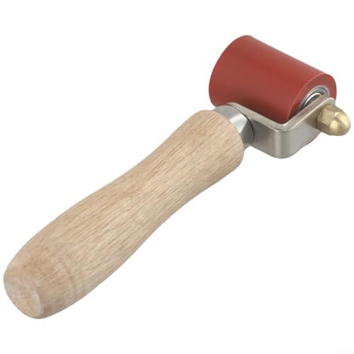 Silikon-Handdruckrolle für Hochtemperatur-PVC-Schweißarbeiten mit ergonomischem Holzgriff (rot) von Homeponnew