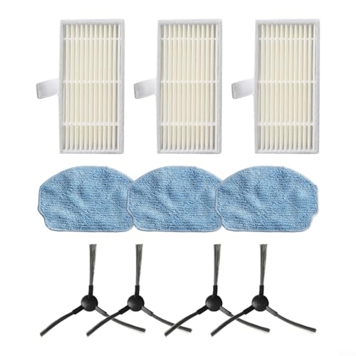 Staubsauger-Ersatzteile, kompatibel mit W-FIVCB01 Seitenbürsten, Filter, Wischmopp-Pad-Set – verbessert die Reinigungsleistung für Teppiche und Böden, 10 Stück Staubsauger-Ersatzteile, kompatibel mit W-FIVCB01 Seitenbürsten, Filter, Wischmopp-Pad-Set – verbessert die Reinigungsleistung für Teppiche und Böden, 10 Stück von Homeponnew