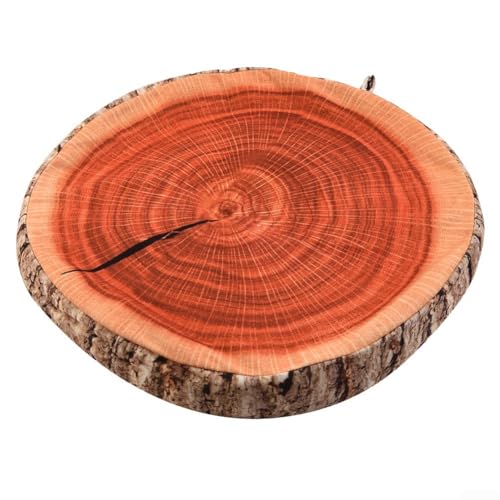 Süße Obstform Outdoor Kissen 40 cm runder Stuhlbezug zur Entspannung (Holz) von Homeponnew