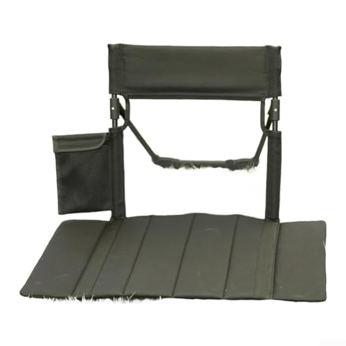 Tragbares faltbares Strandkorb-Kissen mit Rückenlehne, atmungsaktiv, leicht, mit Tasche, Schwarz Tragbares faltbares Strandkorb-Kissen mit Rückenlehne, atmungsaktiv, leicht, mit Tasche, Schwarz von Homeponnew