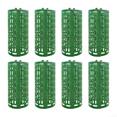 Tree Shielding 8er-Pack zuverlässige Schutzfolien für verschiedene Arten von Pflanzen im Freien (dunkelgrün) von Homeponnew