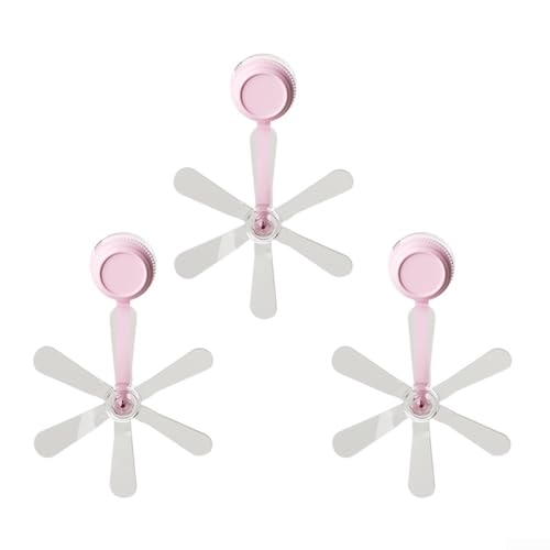 Verstellbares Ventilator-Set für Klimaanlage, 3-teilig, Luftführung für optimale Luftverteilung (Pink) von Homeponnew