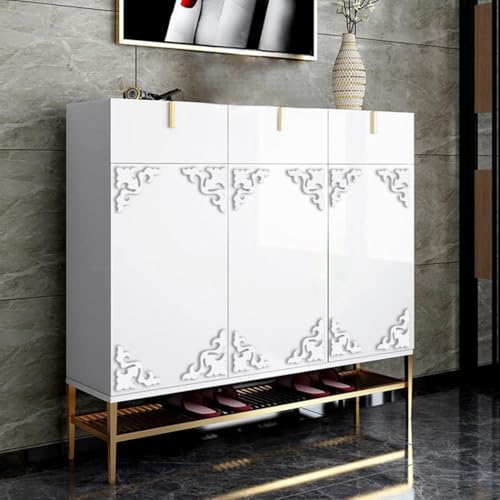 Wand-Dekor-Aufkleber in PS-Board für individuelle Heimkunst, kreativer Spiegeleffekt für Schlafzimmer (Silber) von Homeponnew