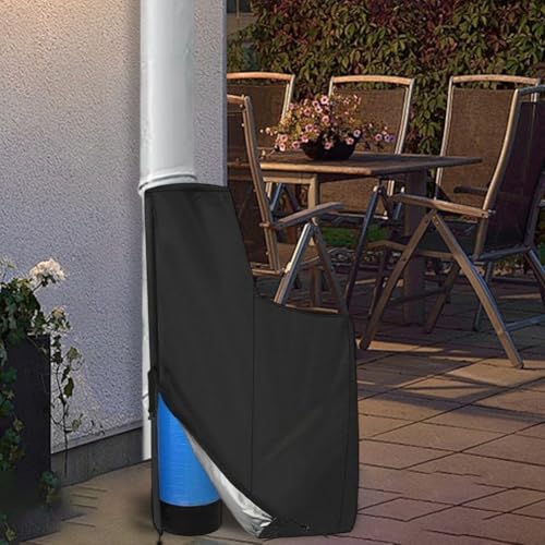 Wasserenthärter-Abdeckung mit Belüftungsöffnungen, verstellbarem Kordelzug und Schnalle, wasserdichter Reißverschluss, hergestellt aus wasserdichtem Oxford-Gewebe (140 x 76 x 41 cm) von Homeponnew