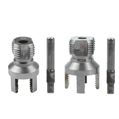 Wasserrohreinfädler Werkzeug 20 mm 25 mm PPR PVC Rohr Gewindeschneider Innen Außengewindeschneider Integriertes Metalldesign Verschleißfestes Sanitärwerkzeug 1/2 3/4 Zoll Bohrwerkzeug von Homeponnew