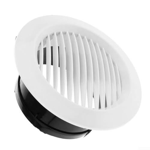 Zuverlässige ABS-Kanalrohr-Abdeckkappe für Innenluftbelüftung, geeignet für Küche und Büro (125 mm) von Homeponnew