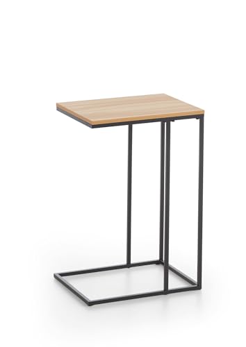 Homes & Jones Beistelltisch Leo 58x40x30 cm mit Tischplatte & schwarzem Metallgestell - Moderner Sofatisch im Industrial Design - Ablagetisch für Wohnzimmer, Schlafzimmer & mehr Homes & Jones Beistelltisch Leo 58x40x30 cm mit Tischplatte & schwarzem Metallgestell - Moderner Sofatisch im Industrial Design - Ablagetisch für Wohnzimmer, Schlafzimmer & mehr von Homes & Jones