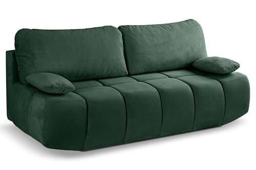 Homes & Jones Schlafsofa Lauder – Trendiges Cord-Sofa mit Schlaffunktion (144 × 200 cm) – Hochwertige Nosag-Federung & PU-Schaum-Polsterung – Modern & nachhaltig von Homes & Jones