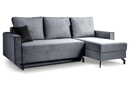 Homes & Jones Schlafsofa Marti – Modernes Cord-Sofa mit Schlaffunktion (136 × 200 cm) – Hochwertige Bonnell-Federung & PU-Schaum-Polsterung – Langlebig & nachhaltig von Homes & Jones