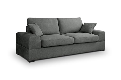 Homes & Jones Sofa Veda – Stilvolles 3-Sitzer Polstersofa mit Strukturstoff – Komfortable Kaltschaum-Polsterung & stabiles Holzgestell – Modernes pflegeleichtes Sofa Homes & Jones Sofa Veda – Stilvolles 3-Sitzer Polstersofa mit Strukturstoff – Komfortable Kaltschaum-Polsterung & stabiles Holzgestell – Modernes pflegeleichtes Sofa von Homes & Jones