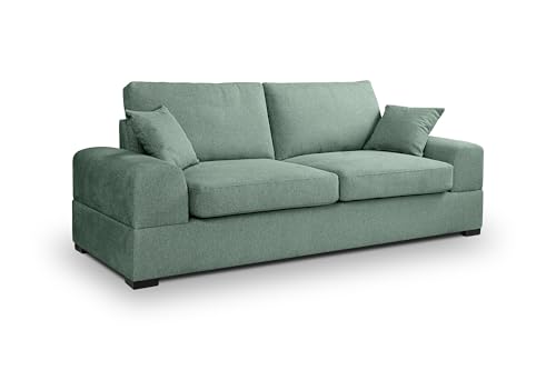 Homes & Jones Sofa Veda – Stilvolles 3-Sitzer Polstersofa mit Strukturstoff – Komfortable Kaltschaum-Polsterung & stabiles Holzgestell – Modernes pflegeleichtes Sofa Homes & Jones Sofa Veda – Stilvolles 3-Sitzer Polstersofa mit Strukturstoff – Komfortable Kaltschaum-Polsterung & stabiles Holzgestell – Modernes pflegeleichtes Sofa von Homes & Jones