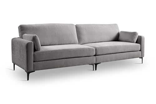 Homes & Jones Sofa Venti – Hochwertiges 4-Sitzer Polstersofa mit Webstoff-Bezug – Formschaum-Polsterung, FSC-Holzgestell & Schwarze Metallfüße – Modern & langlebig Homes & Jones Sofa Venti – Hochwertiges 4-Sitzer Polstersofa mit Webstoff-Bezug – Formschaum-Polsterung, FSC-Holzgestell & Schwarze Metallfüße – Modern & langlebig von Homes & Jones