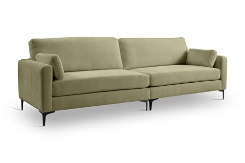 Homes & Jones Sofa Venti – Hochwertiges 4-Sitzer Polstersofa mit Webstoff-Bezug – Formschaum-Polsterung, FSC-Holzgestell & Schwarze Metallfüße – Modern & langlebig Homes & Jones Sofa Venti – Hochwertiges 4-Sitzer Polstersofa mit Webstoff-Bezug – Formschaum-Polsterung, FSC-Holzgestell & Schwarze Metallfüße – Modern & langlebig von Homes & Jones